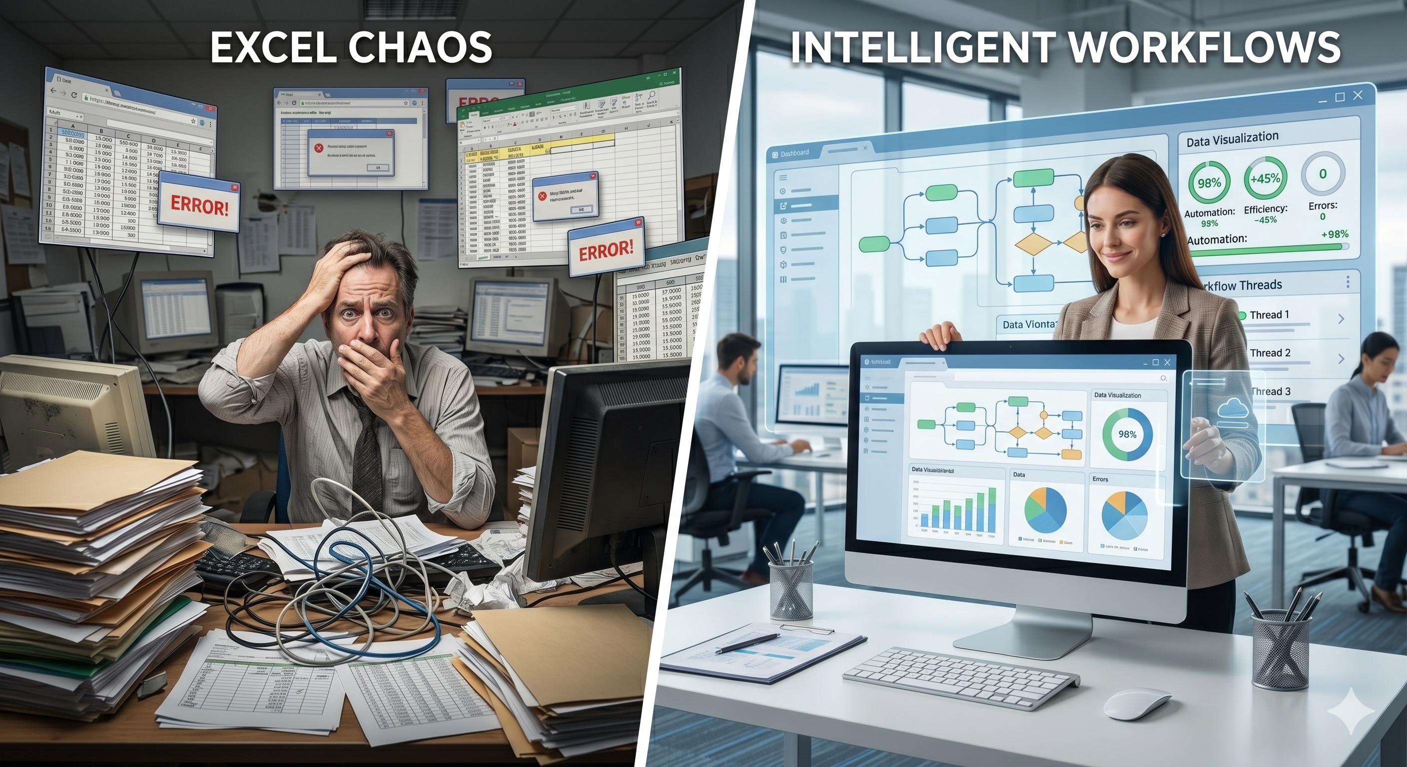 From Excel Chaos to Intelligent Workflows